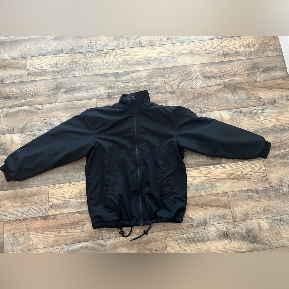 BOGO Sport essential black oversized cinched bottom lightweight jacket